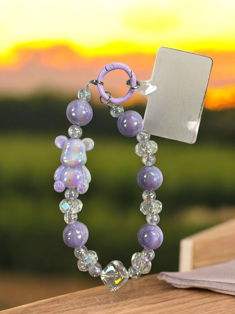 Teddy Bear Phone Charm Bracelet