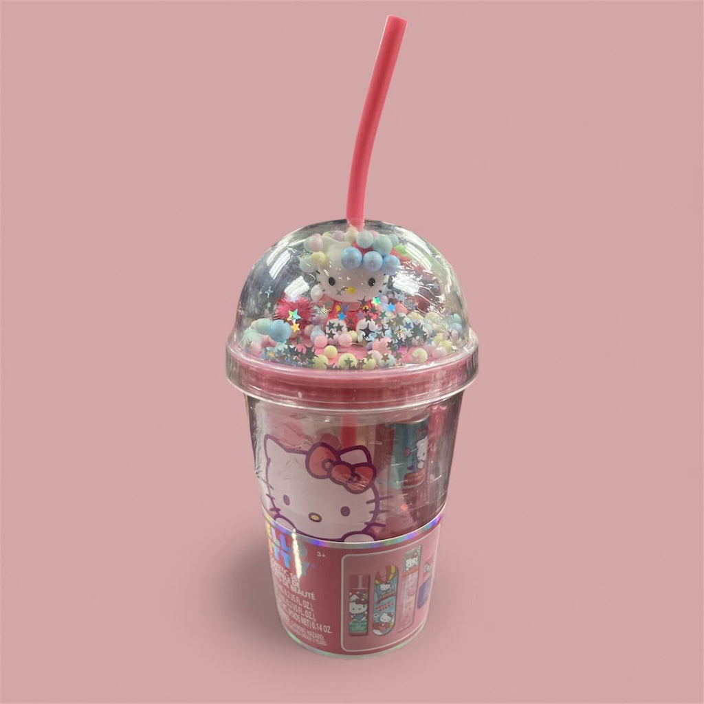 Hello Kitty Cosmetic Tumbler Gift Set