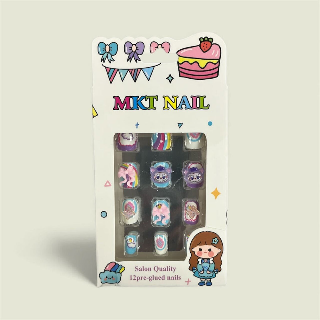 MKT Labubu Charm Nail Press Ons