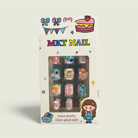 MKT Labubu Charm Nail Press Ons