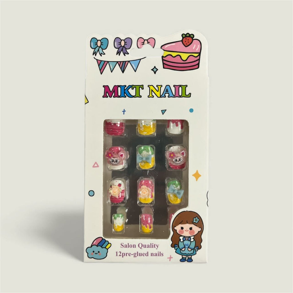 MKT Labubu Charm Nail Press Ons