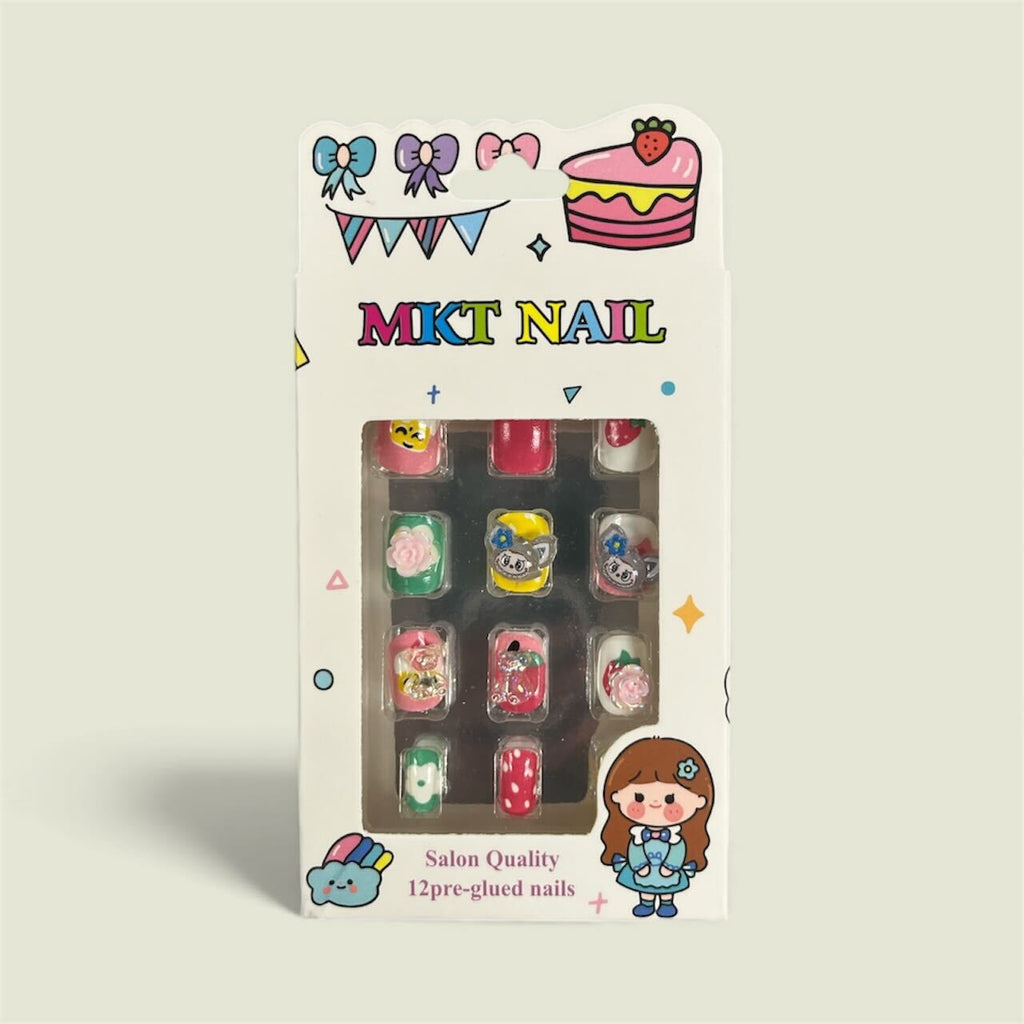 MKT Labubu Charm Nail Press Ons