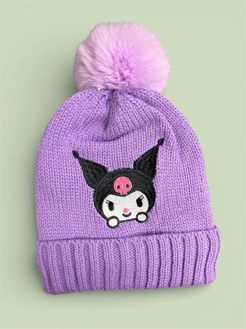 Kuromi Pom Beanie