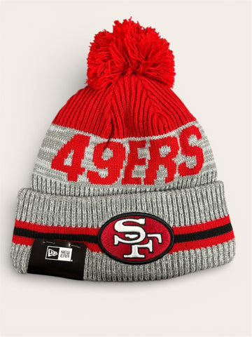 SF 49ers Runner Knit Pom Beanie