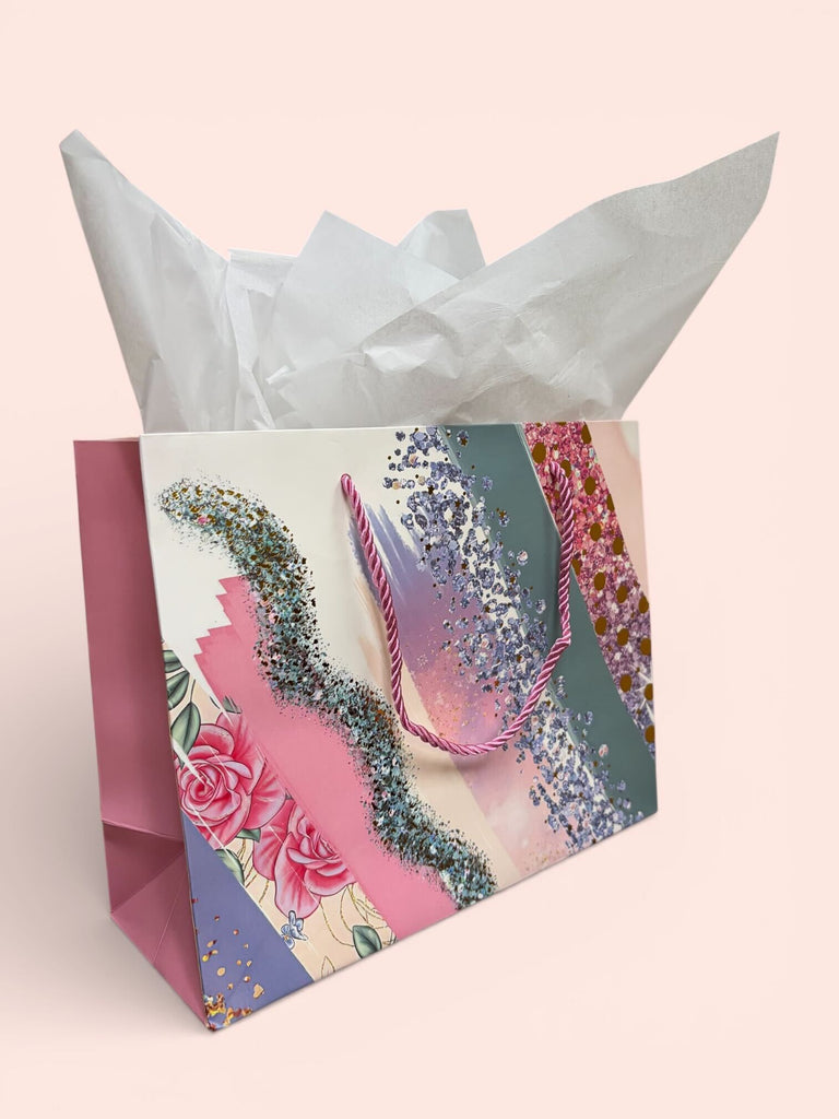 Glitter Pattern Gift Bag