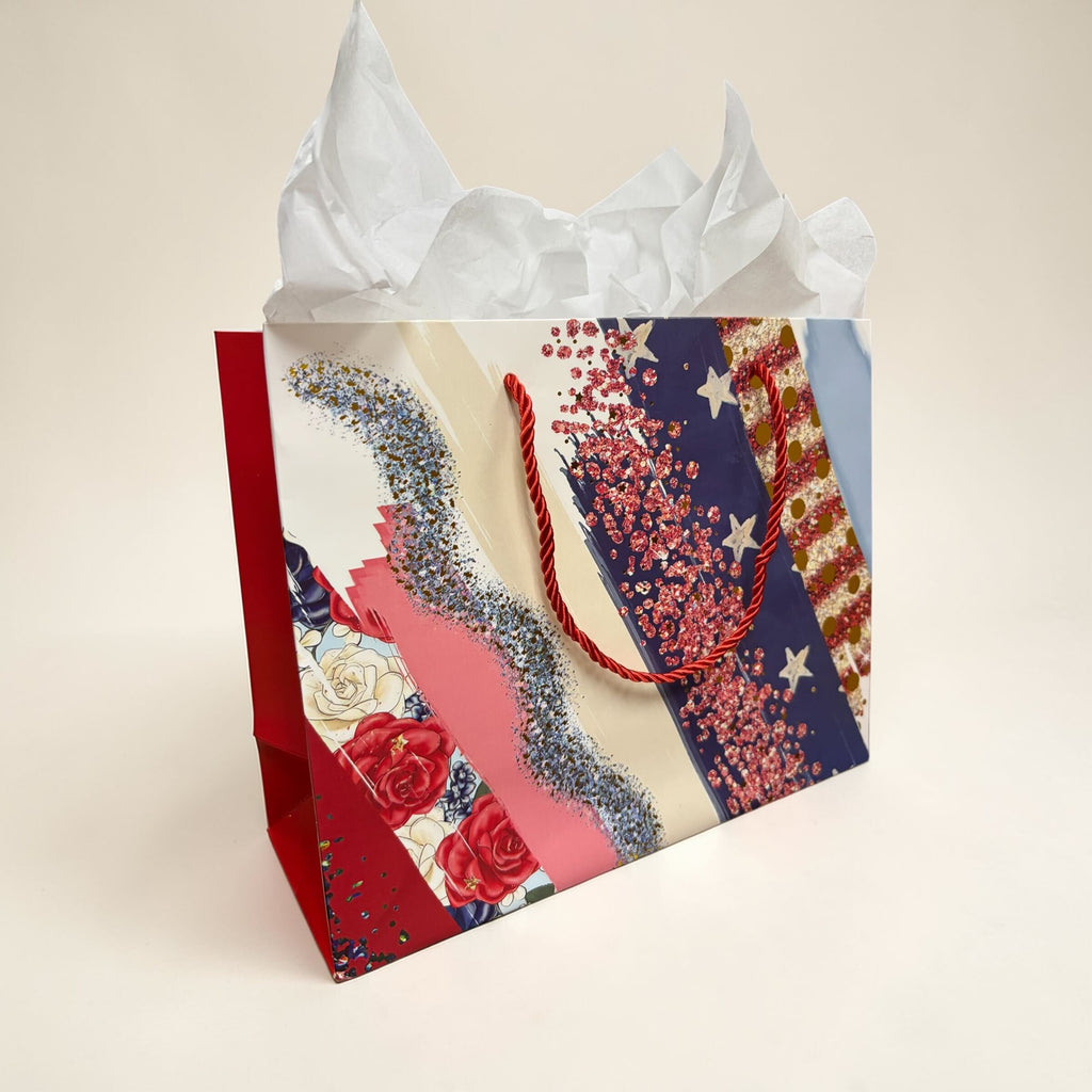 Glitter Pattern Gift Bag