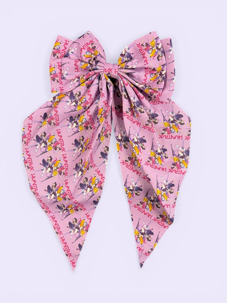 Demon Hunter Long Ribbon Hair Bow