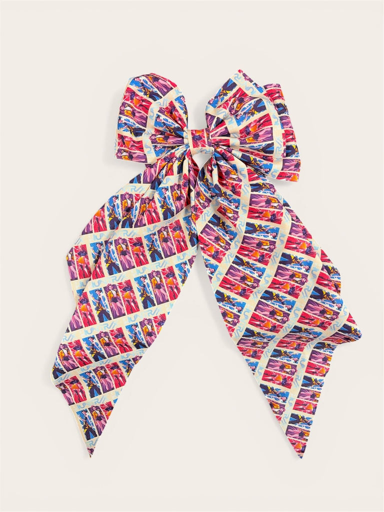 Demon Hunter Long Ribbon Hair Bow