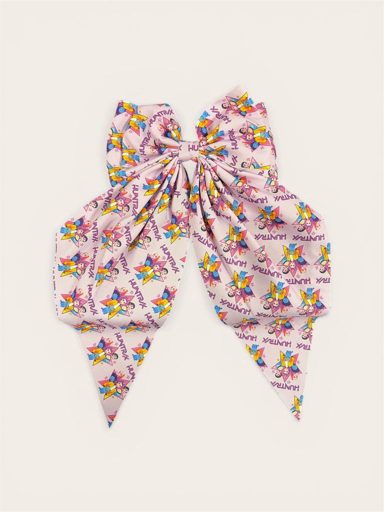 Demon Hunter Long Ribbon Hair Bow