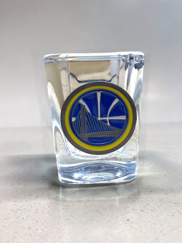 GS Warriors Square Shot Glass