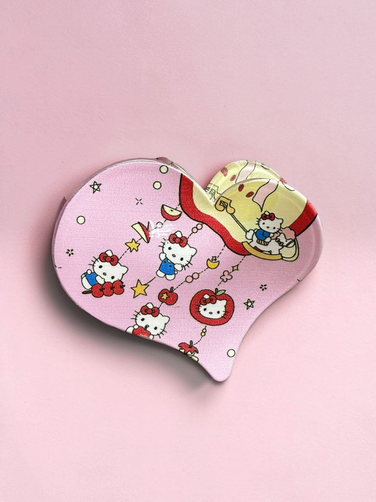 Hello Kitty Heart Shape Hair Clip