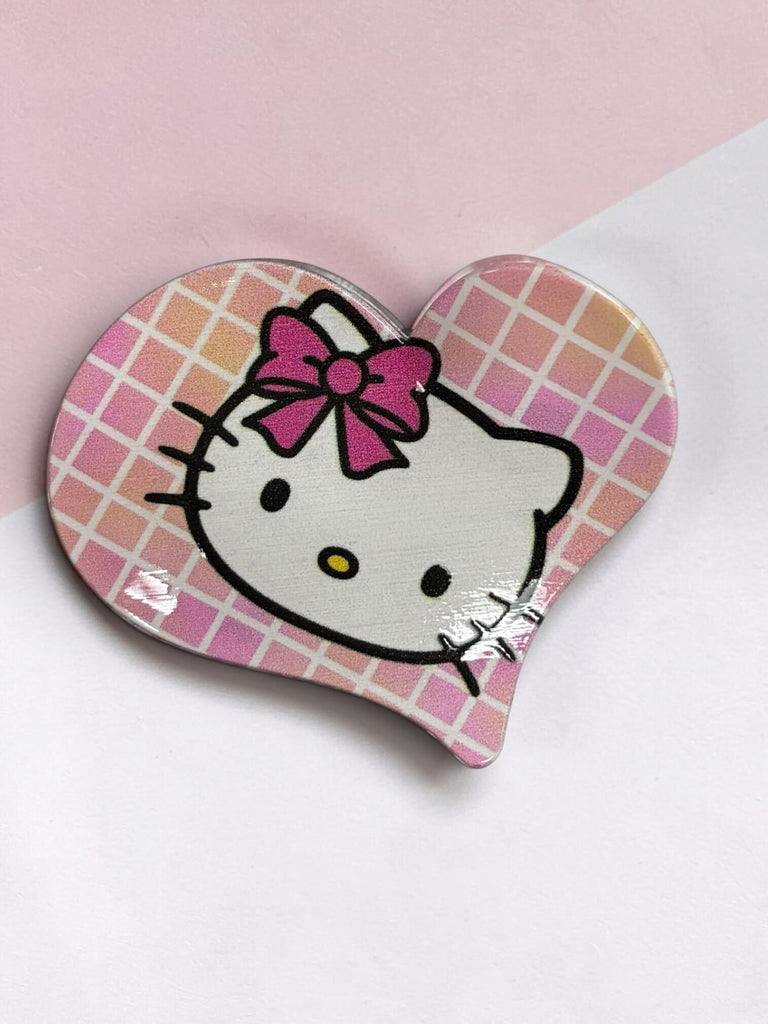 Hello Kitty Heart Shape Hair Clip
