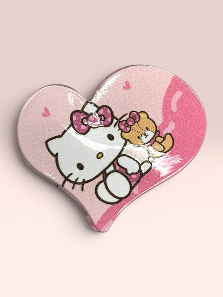 Hello Kitty Heart Shape Hair Clip