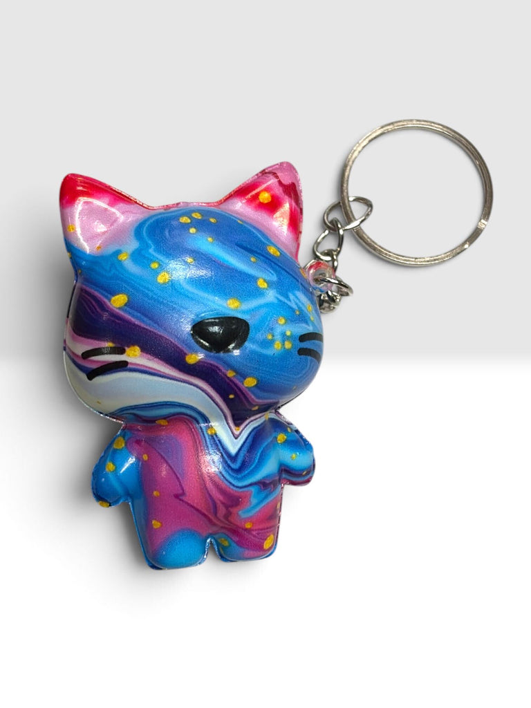 Cat Sponge Squishy Keychain