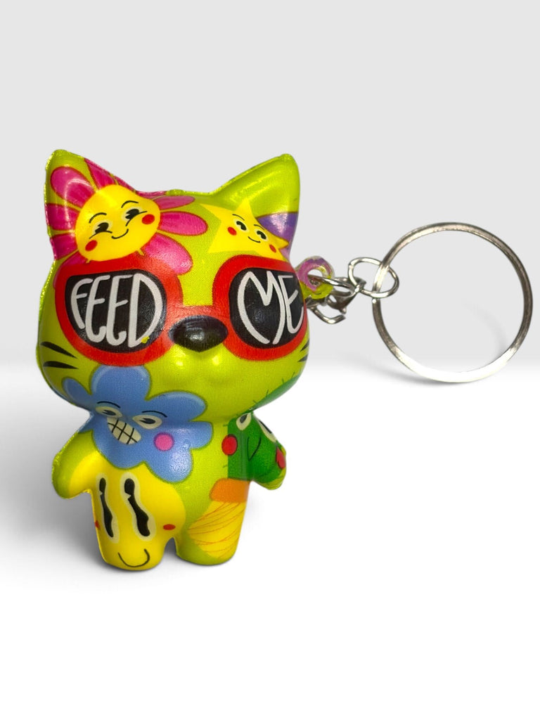 Cat Sponge Squishy Keychain