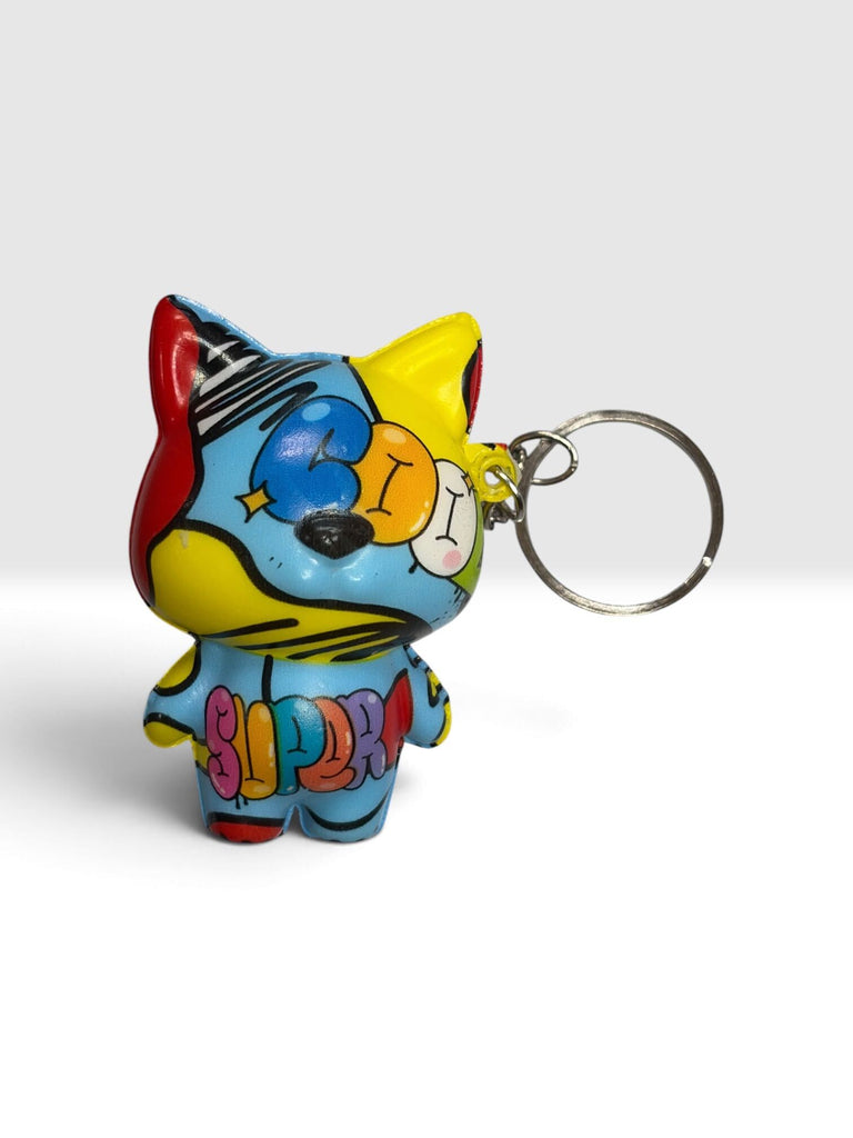 Cat Sponge Squishy Keychain