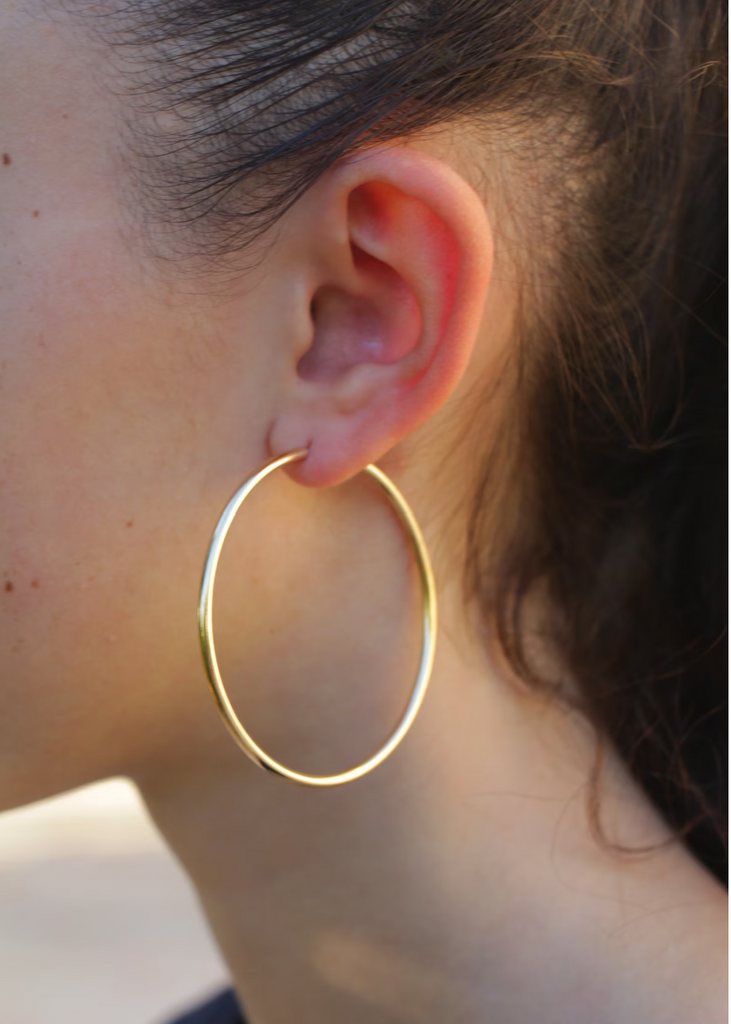 Solid Hoop Earrings 3 Pairs