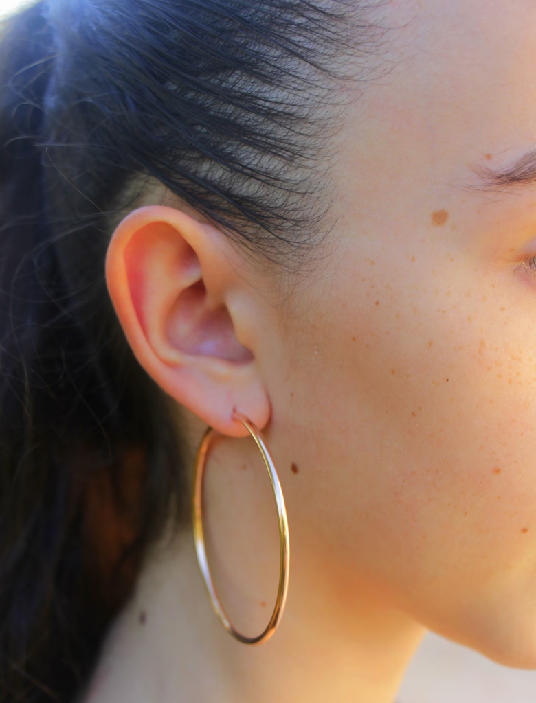 Solid Hoop Earrings 3 Pairs
