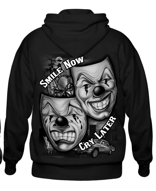 Smile Now Cry Later Pullover Hoody - Craze Fashion