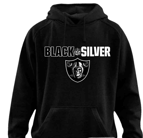 Raiders One Nation Helmet Hoody