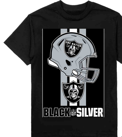 Raiders One Nation Helmet Tee