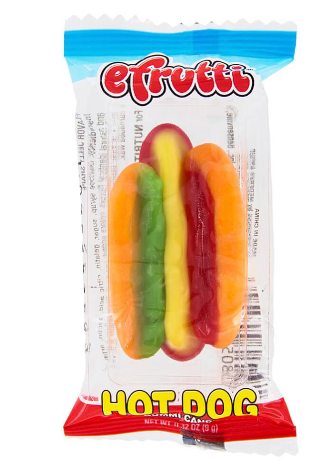 Efrutti Hot Dog Gummi Candy