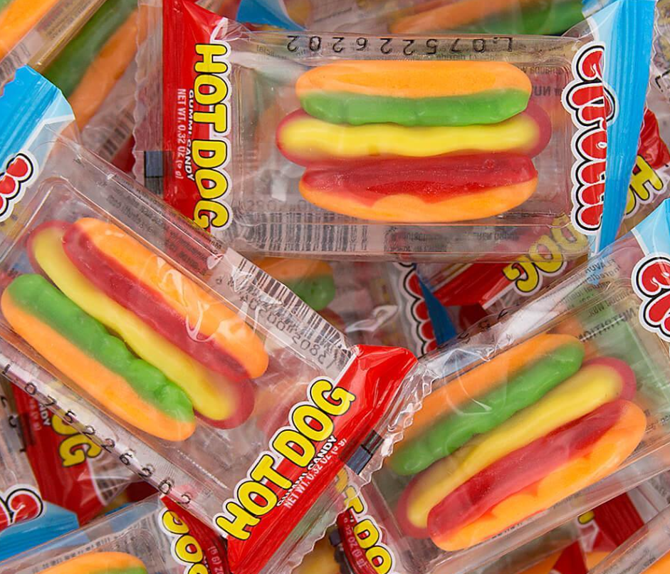 Efrutti Hot Dog Gummi Candy