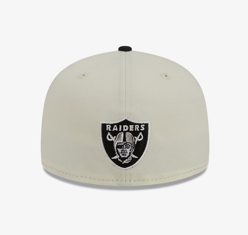 LV Raiders Originals Off White 5950 Fitted Hat