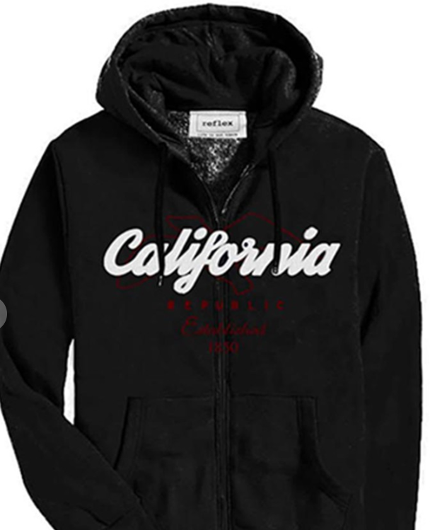 California Zip Up Hoody Reflex JK409
