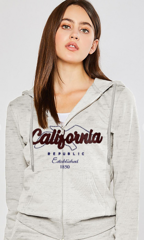 California Zip Up Hoody Reflex JK409