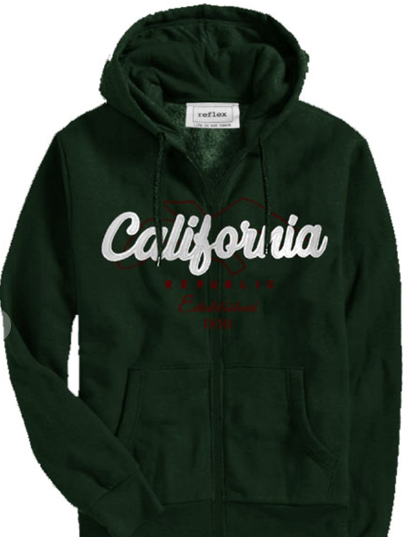 California Zip Up Hoody Reflex JK409