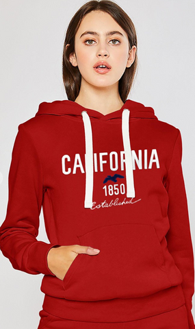California Fleece Pullover Hoody Reflex JU882