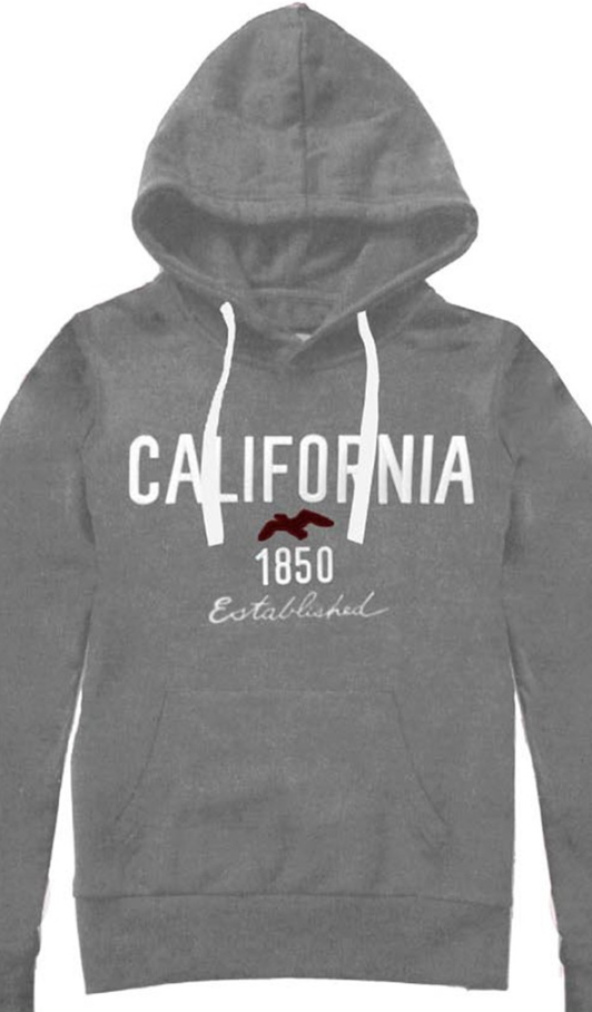 California Fleece Pullover Hoody Reflex JU882