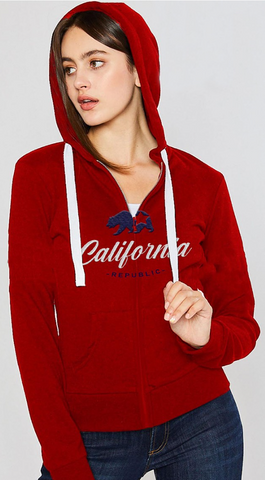 California Zip Up Hoody Reflex JK331