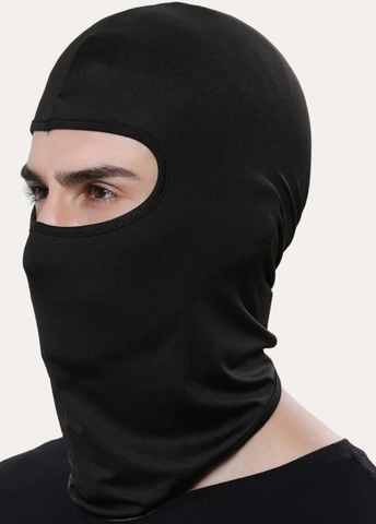 Solid One Hole Face Covering