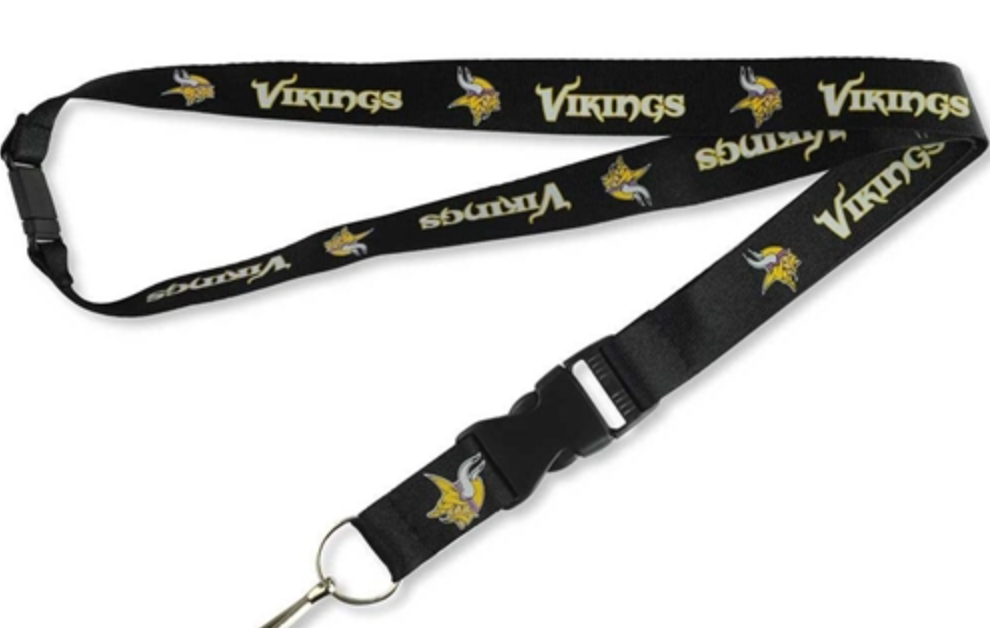 Minnesota Vikings Long Lanyard Key Ring