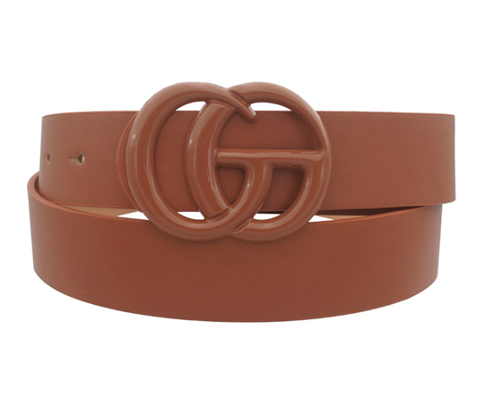 GO Buckle Tonal Fashion Belt