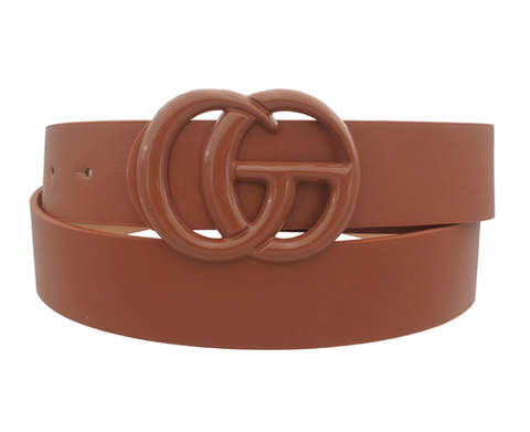 GO Buckle Tonal Fashion Belt