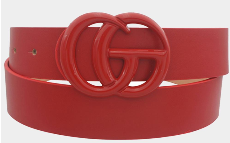 GO Buckle Tonal Fashion Belt