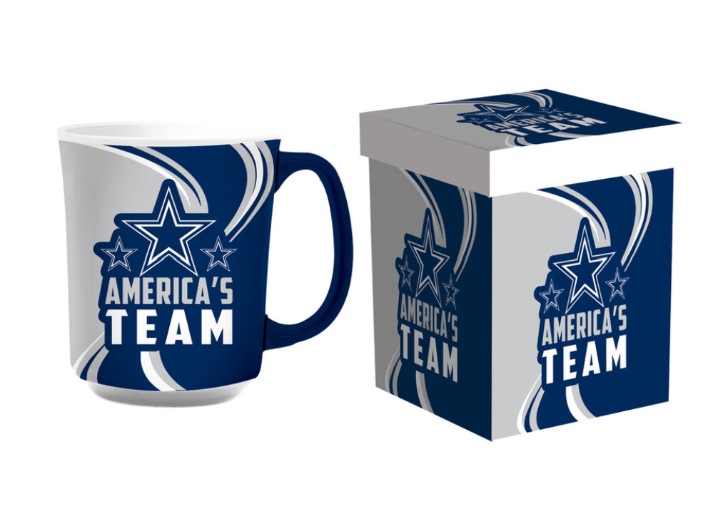 Cowboys Ceramic Mug w/ Matching Box