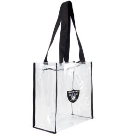 LV Raiders Clear Bag with Zipper