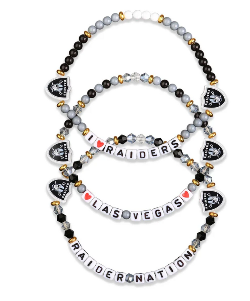 LV Raiders 3PK Friendship Bracelets