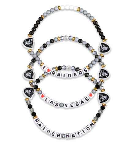 LV Raiders 3PK Friendship Bracelets