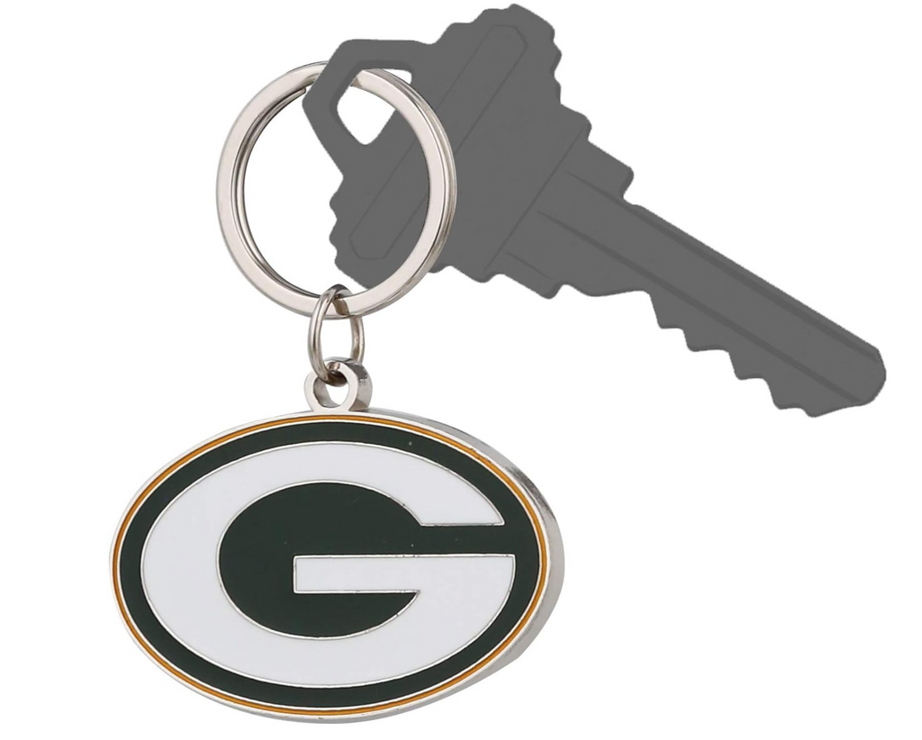 Packers Large Team Emblem Keychain