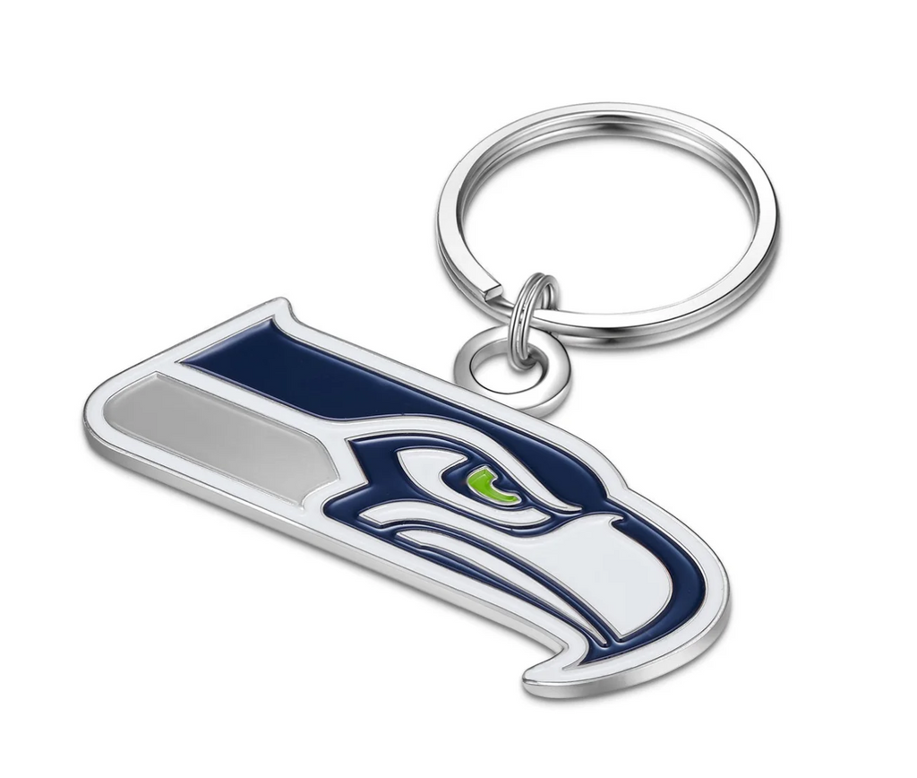 Seahawks Large Team Emblem Keychain