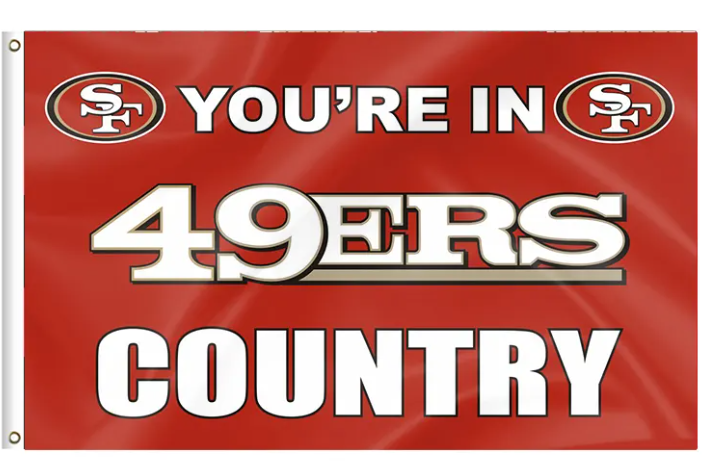 SF 49ers Flag 3'x5'