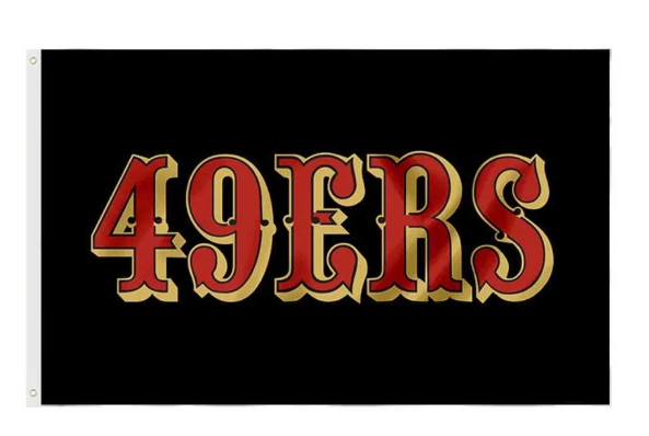 SF 49ers Flag 3'x5'