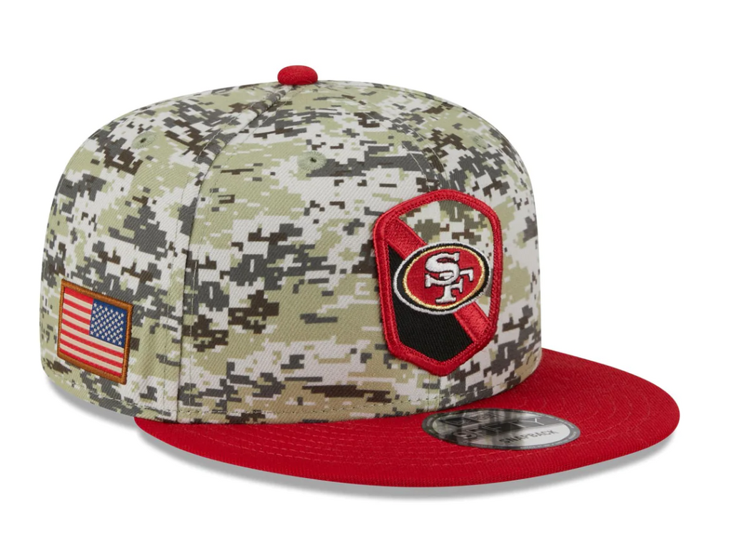 SF 49ers '23 Salute to Service Camo 9FIFTY Snapback