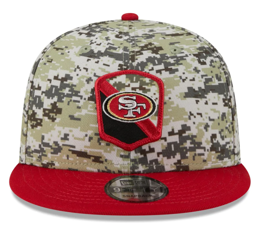 SF 49ers '23 Salute to Service Camo 9FIFTY Snapback