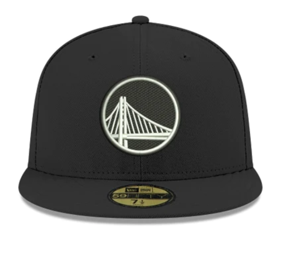 GS Warriors Black/White Fitted Cap